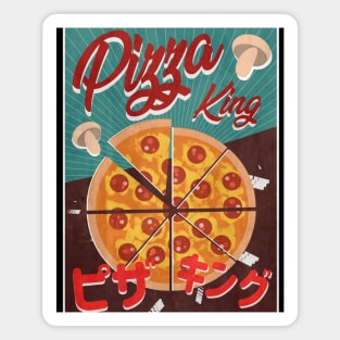 Pizza King Vintage Magnet